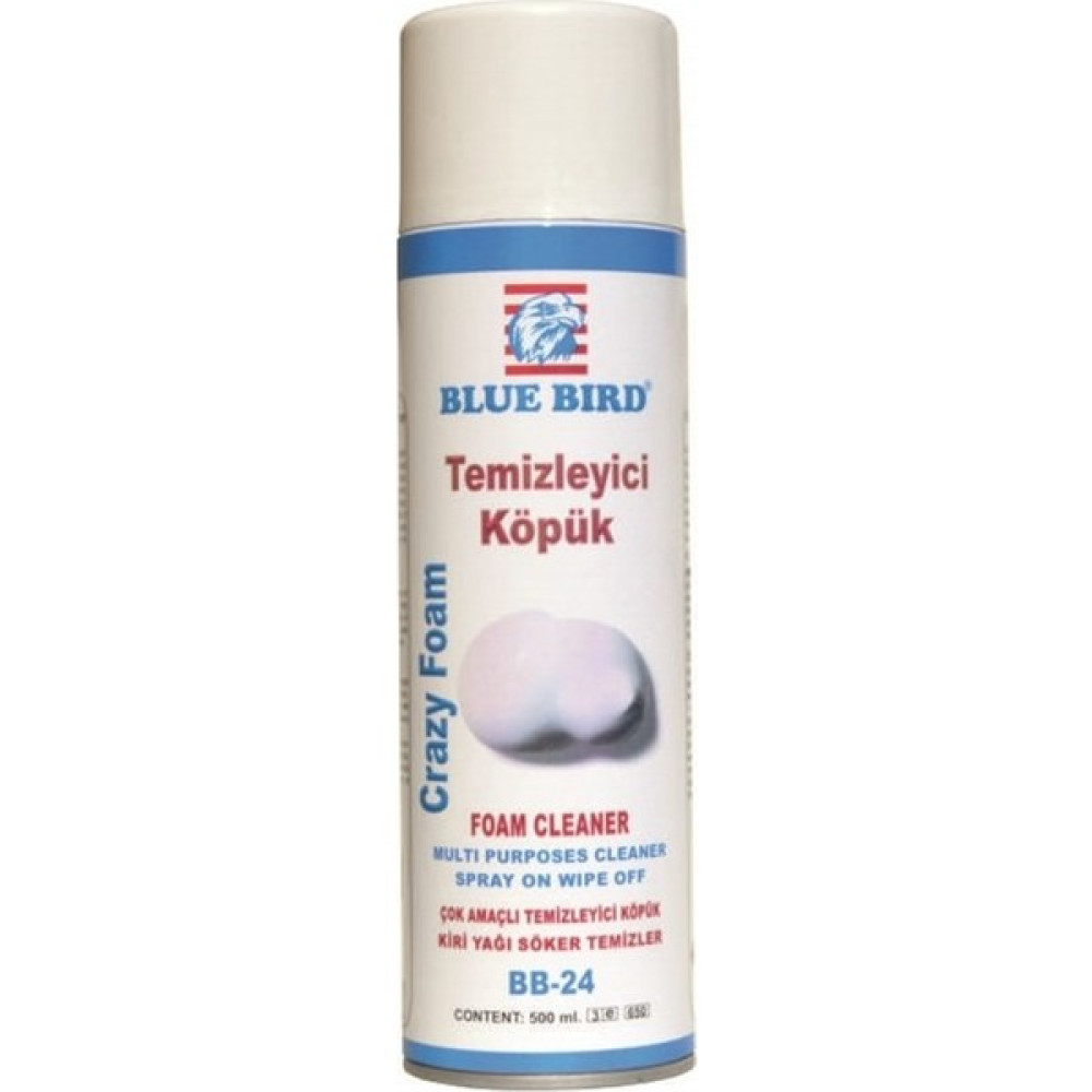 Blue Bird Yağ Ve Kir Temizleme Köpüğü Crazy Foam / Blue.023 Dikiş Makinesi Aksesuarları Fiyatı