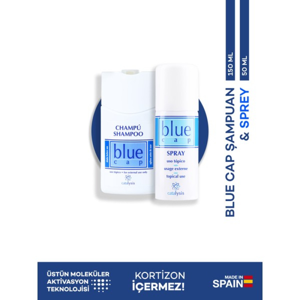 Blue Cap Şampuan 150 ml + Sprey 50 ml Set Şampuan ve Saç Kremi Fiyatı