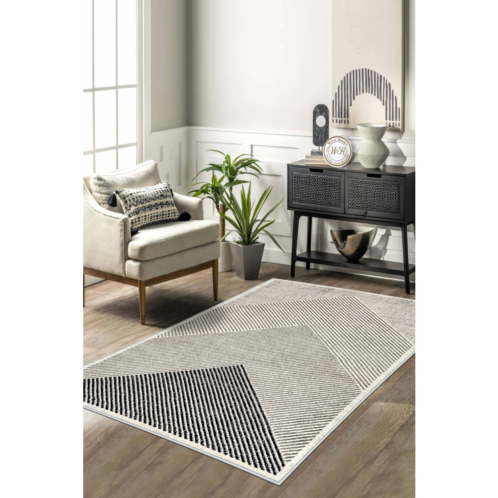 Blue Decortiva Makinede yıkanabilir kaymaz taban leke tutmaz bej mutfak halısı salon halısı ve yolluk 160 x 350 Beden Kilim Fiyatı