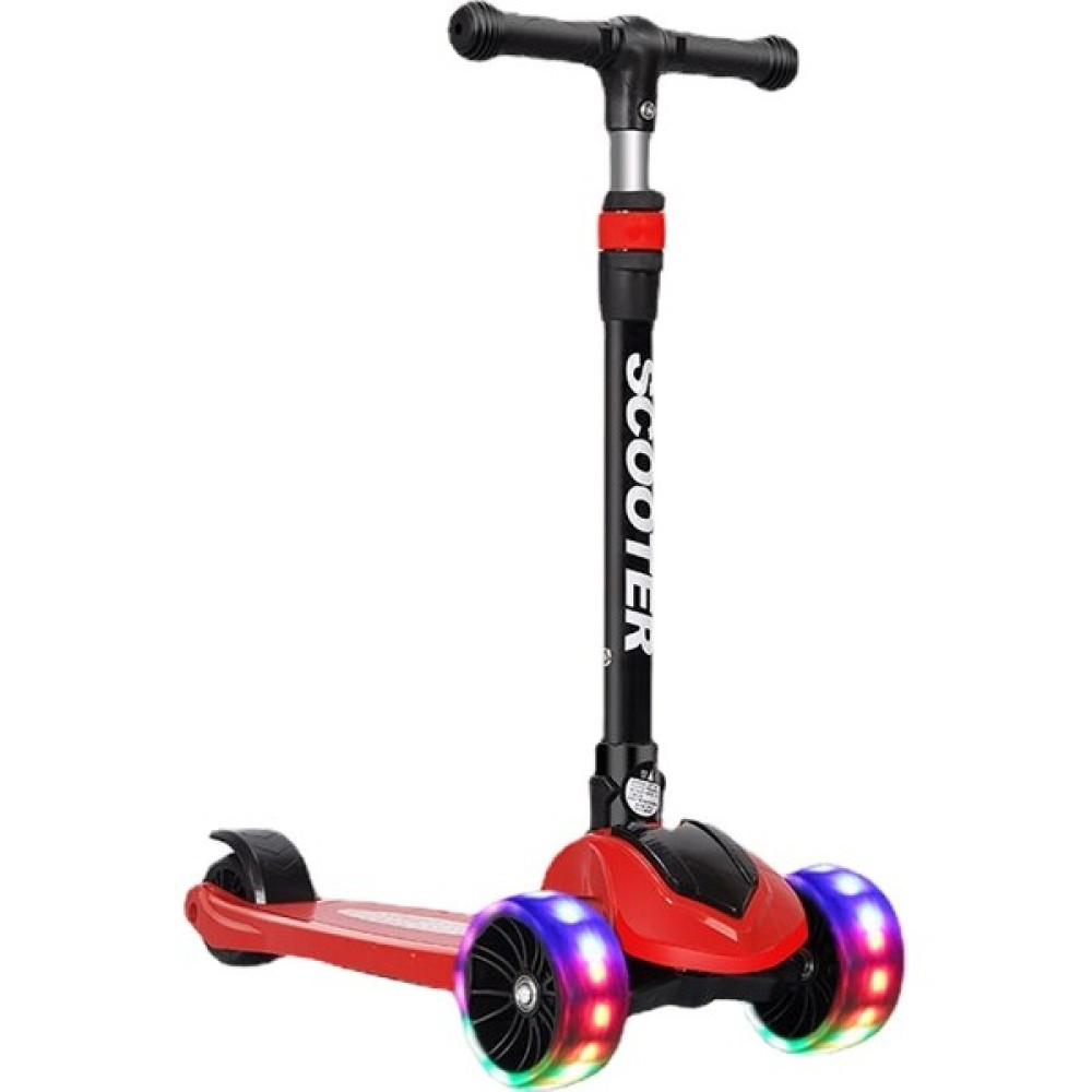 Blue Global Çocuk Scooter LED Üç Tekerlekli Katlama Kaldırılabilir(Yurt Dışından) - Kırmızı Açık Hava, Deniz ve Spor Oyuncakları Fiyatı