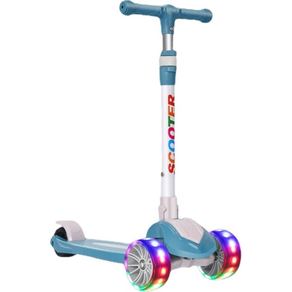 Blue Global Çocuk Scooter LED Üç Tekerlekli Katlama Kaldırılabilir(Yurt Dışından) - Yeşil Açık Hava, Deniz ve Spor Oyuncakları Fiyatı