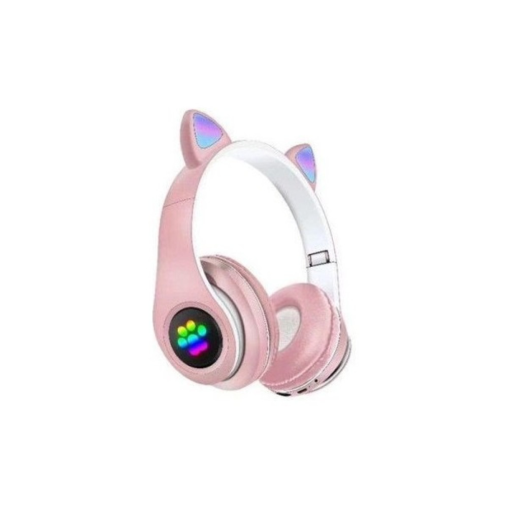 Blue Inter P33M Rgb Işıklı Kedi Kulak Kulaküstü Bluetooth Kulaklık - Pembe Oto Boyaları Fiyatı