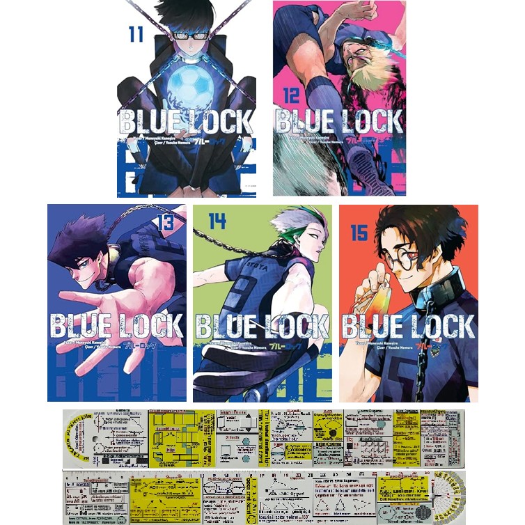 Blue Lock 11-12-13-14-15. Ciltler Manga Seti + Mat. Öğreten Cetvel Diğer Fiyatı
