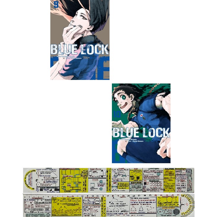 Blue Lock 9. 10. Ciltler Manga Seti (Matematik Öğreten Cetvel) - Muneyuki Kaneşiro Çizgi Roman Fiyatı