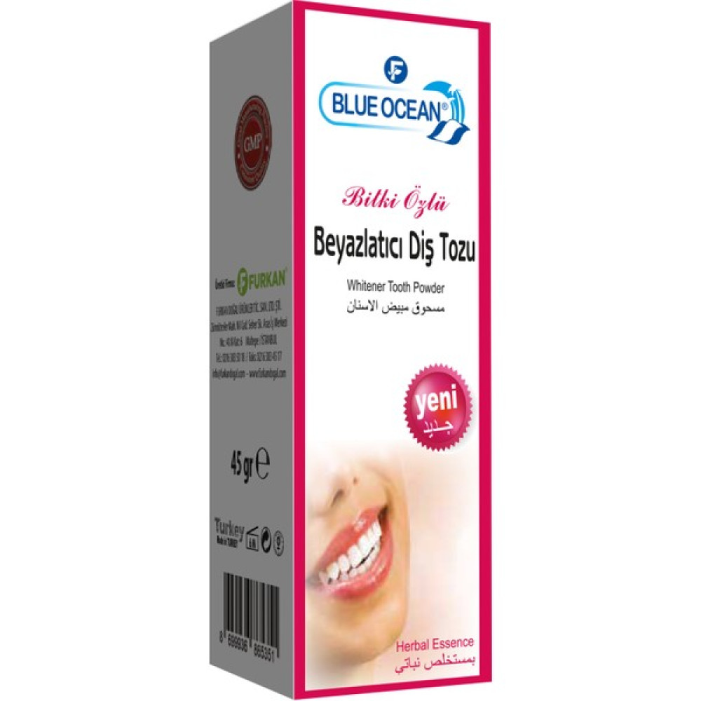 Blue Ocean Diş Temizleme Tozu 50 ml Diş Beyazlatıcılar Fiyatı