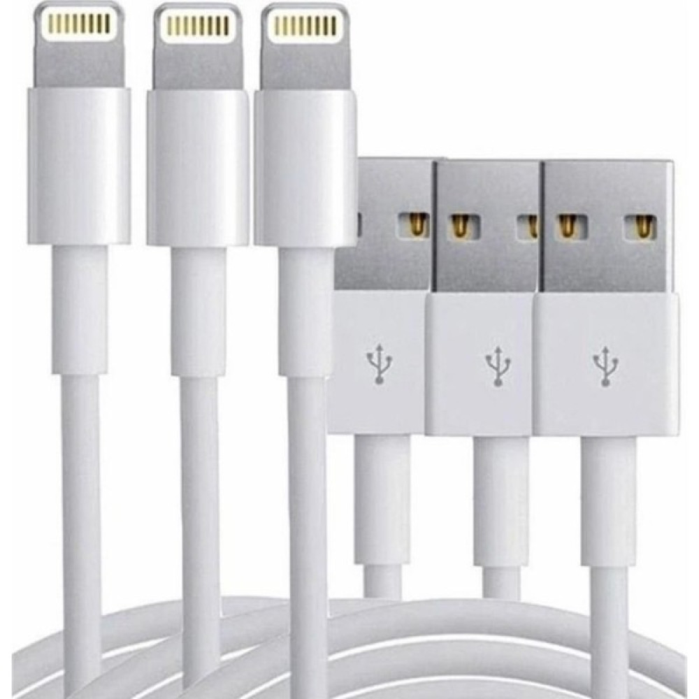 Blue Rain Bluerain 3'lü Paket (3 Adet) Apple İphone Lightning Usb Hızlı Şarj Kablosu İphone 7 8 Plus x Xr Xs Se 11 12 13 14 Pro Max Tüm Modellere U... Cep Telefonu Kablosu Fiyatı