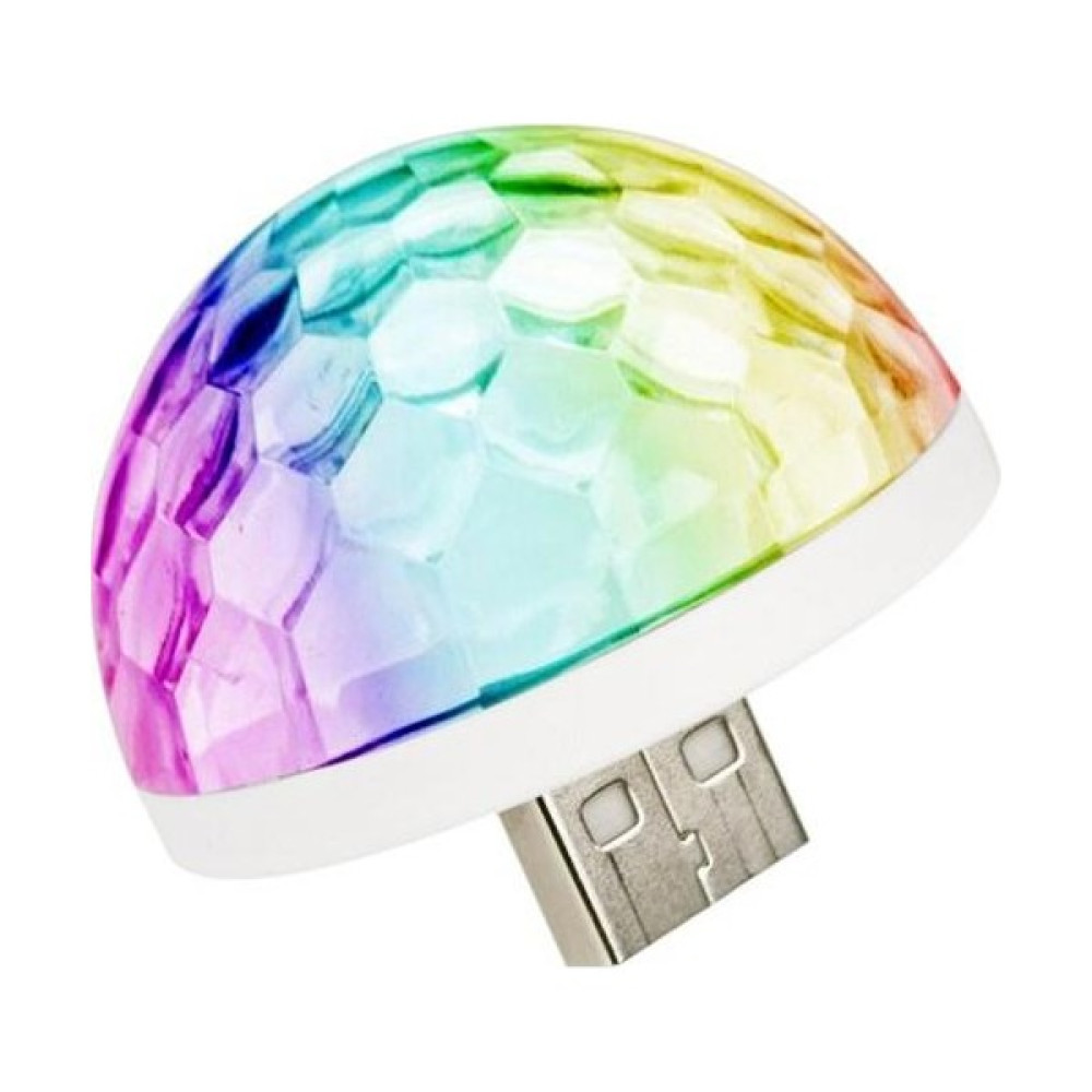 Blue Spectrum USB Disko Topu Sese Duyarlı Renkli Işıklı LED Lamba Oto Seyahat Ürünleri Fiyatı