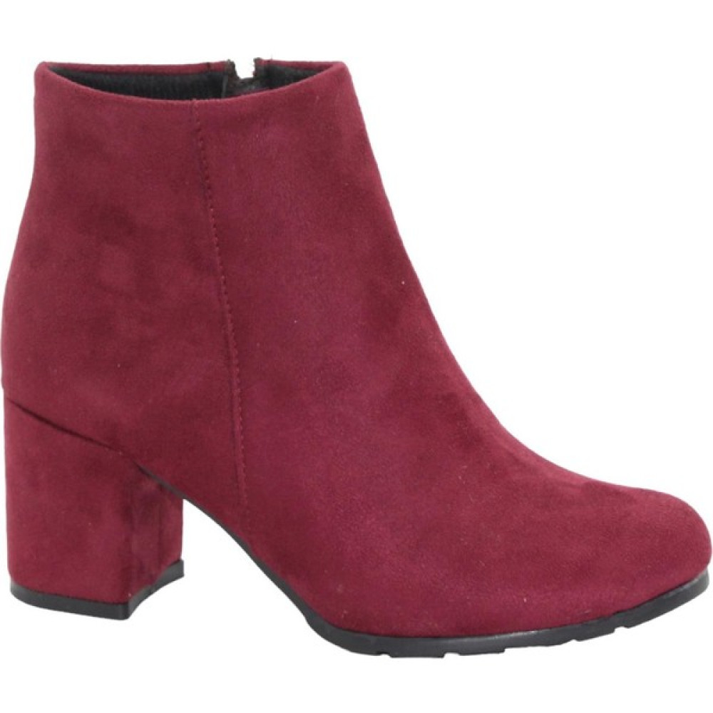 Bluefeet 0189 Bordo 6 cm Topuk Termo Taban Süet Kadın Bot Kadın Botları Fiyatı