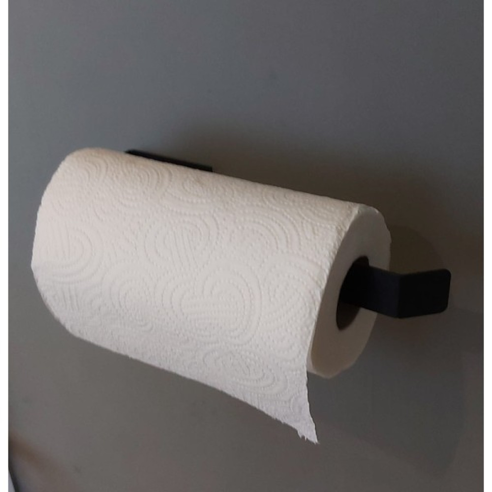 Blueflame Metal Kağıt Havluluk - Mat Siyah - 26 cm genislik 7.5 cm derinlik Havluluk Fiyatı