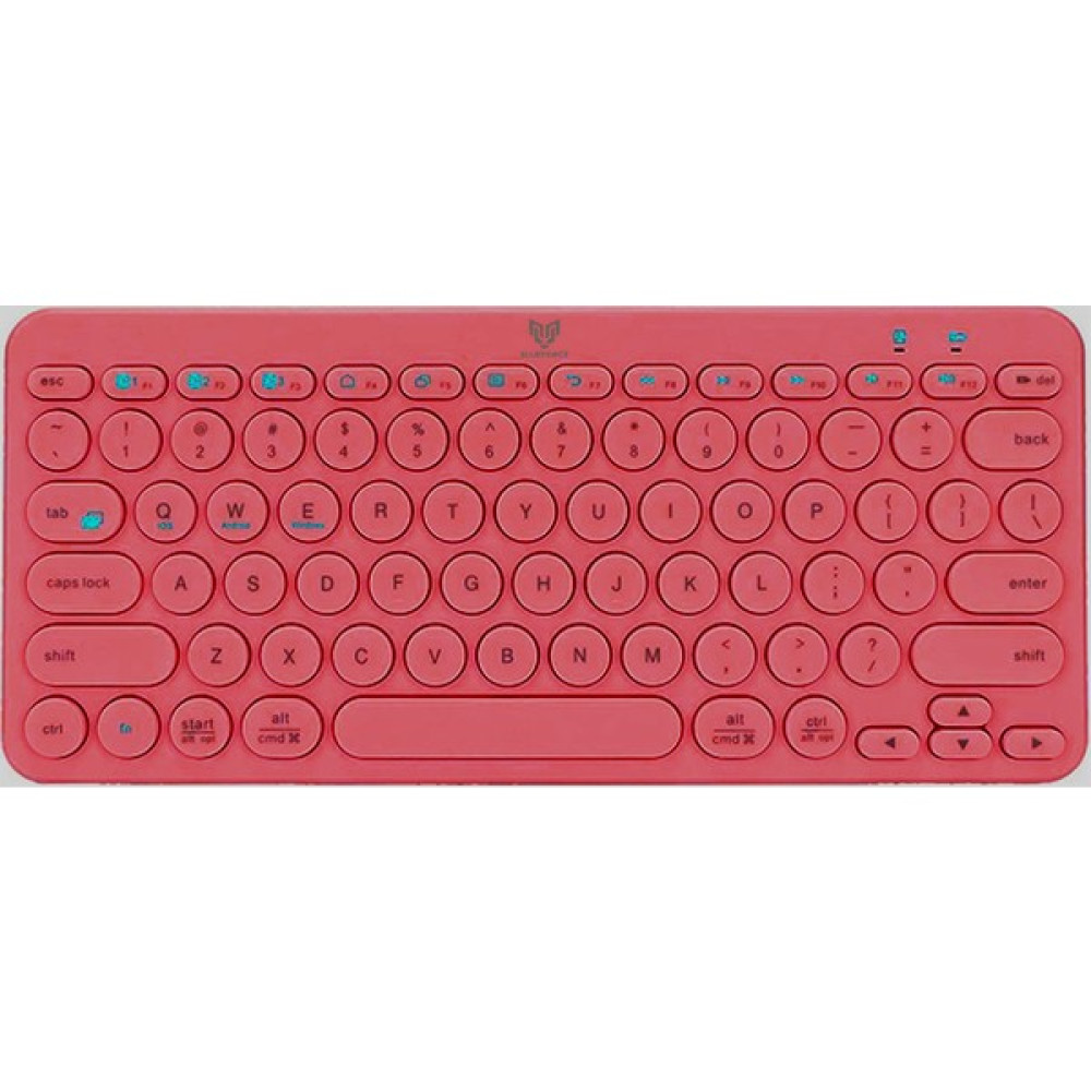Blueforce BT-K95 Bluetooth Bağlantılı Taşınabilir Slim Klavye Kırmızı Telefon Tablet Mac Uyumlu Oyuncu Klavyesi Fiyatı