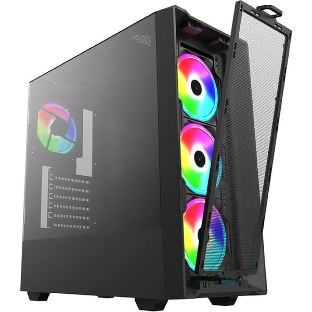 Blueforce Phoenix 4* Rgb Fanlı Atx-Mini Atx Itx Uyumlu Mid Tower Gaming Oyuncu Bilgisayar Kasası Psu'suz - Siyah PC Kasaları Fiyatı
