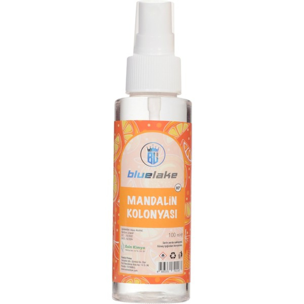 Bluelake Mandalin Kolonyası 100 ml Sprey Şişe Kolonya & Gülsuyu Fiyatı