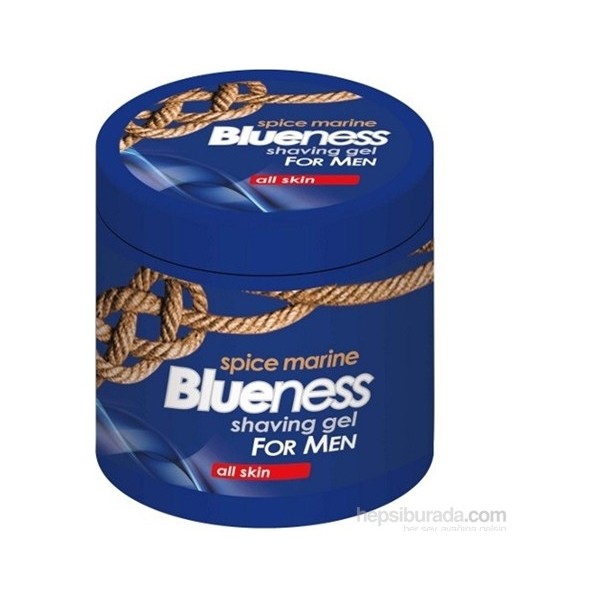 Blueness 500 ml Spice Marine Tıraş Jeli Hassas Ciltler İçin Tahriş Önleyici Formül Diğer Fiyatı