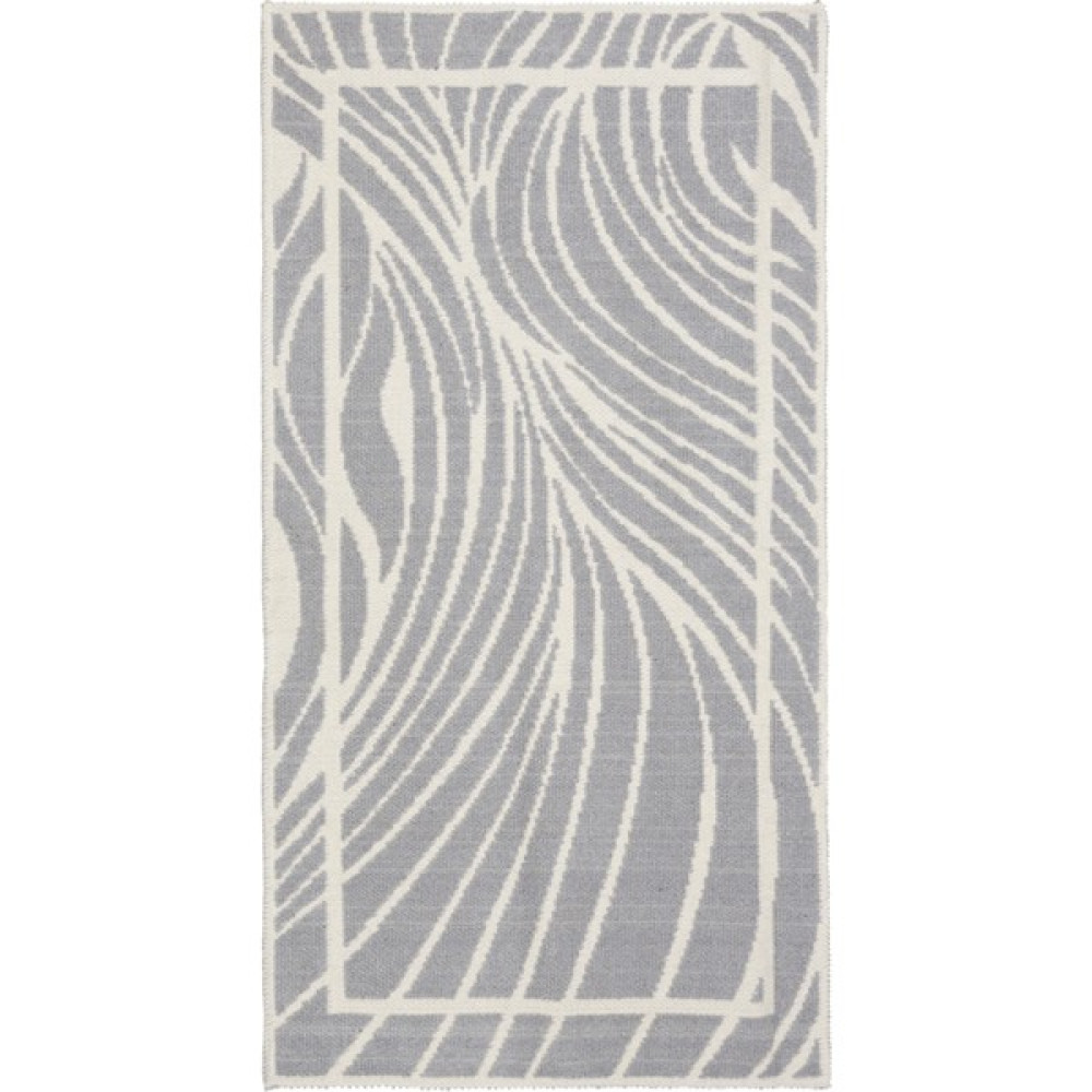 Bluenity Boucle Biyeli Breeze Kilim - 80X150 cm - 80 x 150 cm - Gri - Krem Kilim Fiyatı