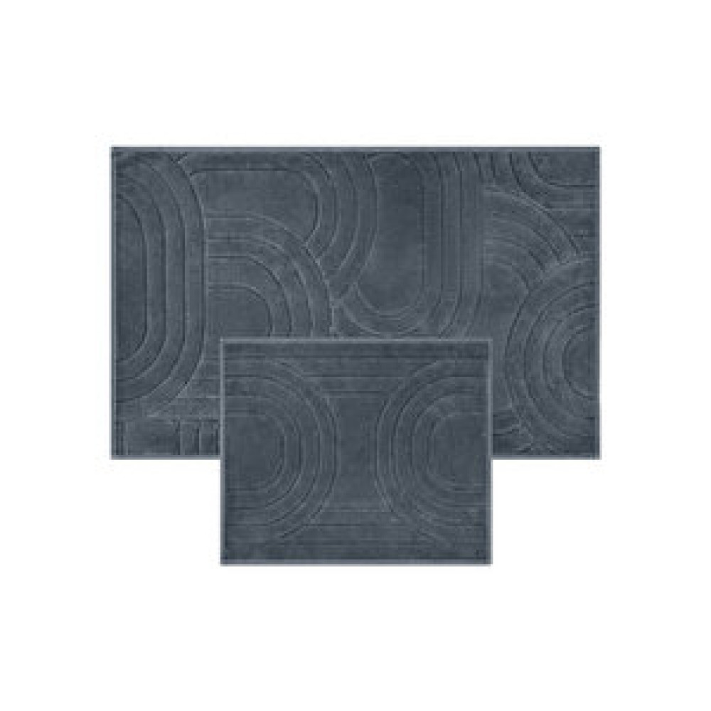 Bluenity Diamond Circle 60x100-50x60 Ant Banyo Halısı Fiyatı
