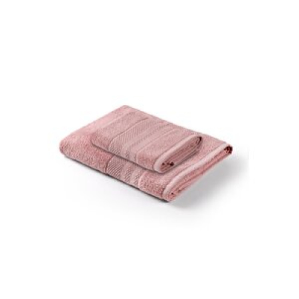 Bluenity Doğal Pamuklu 2'li Banyo Havlusu Soft Rare 90x150 + 50x90 Pembe Banyo Havlusu Fiyatı