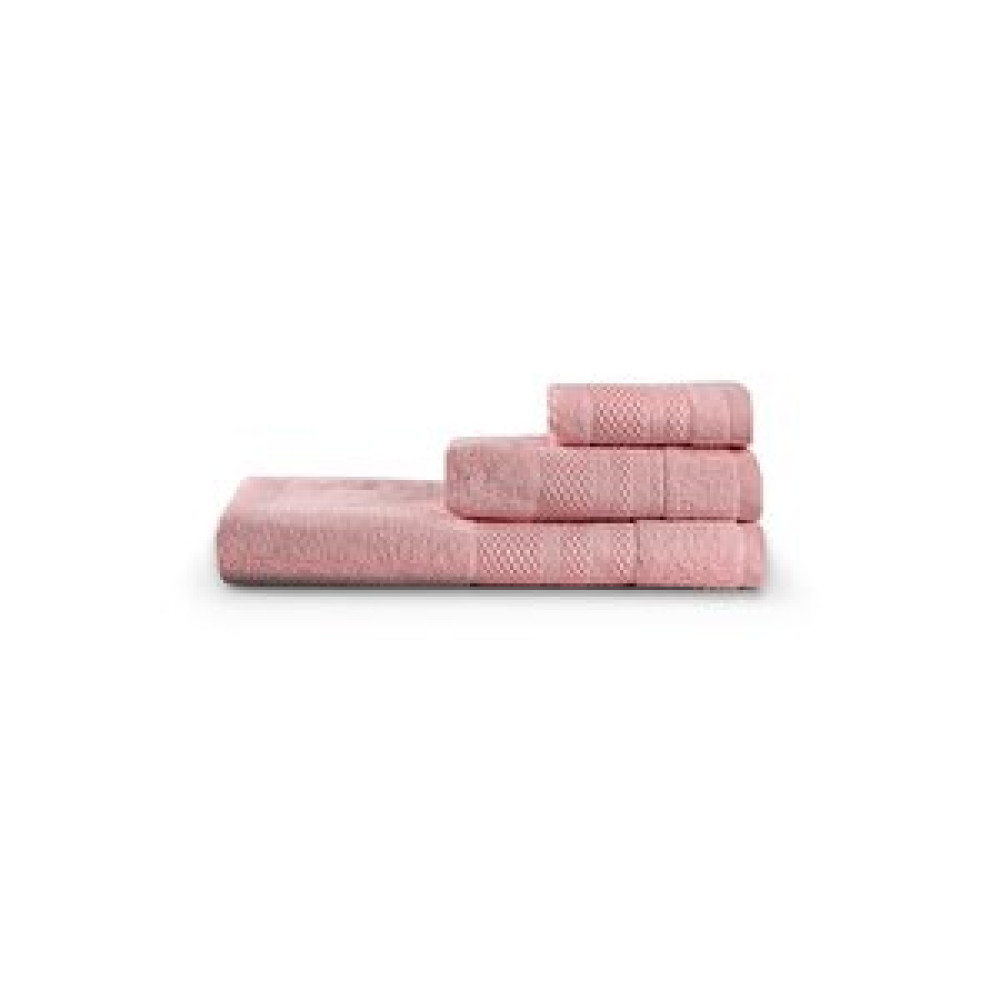 Bluenity Doğal Pamuklu 3'lü Banyo Havlu Seti Soft Rare 30x50+50x90+90x150 Cm Pembe Banyo Havlusu Fiyatı