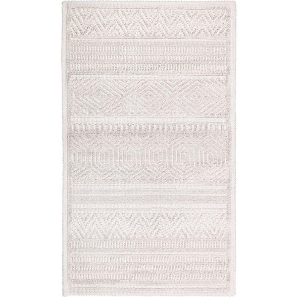 Bluenity Hat Doğal Pamuklu Banyo Kilimi 50X80 cm - Ekru - Renkli - 308 Klozet Takımı Fiyatı