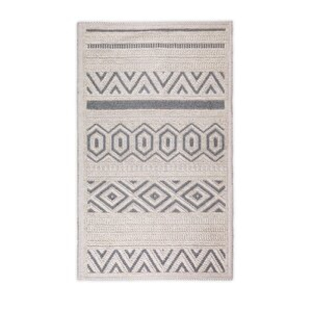 Bluenity Hat Doğal Pamuklu Banyo Kilimi 50x80 Cm - Gri Banyo Halısı Fiyatı