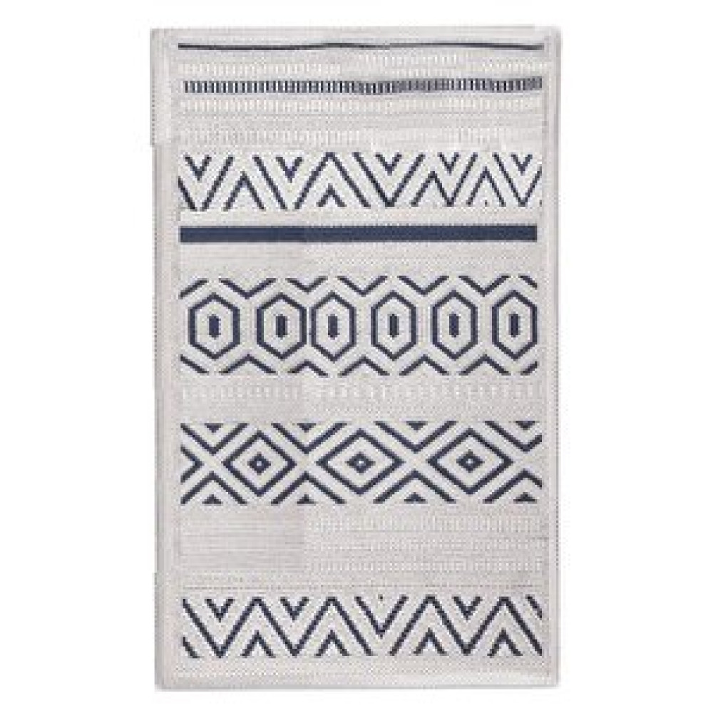 Bluenity Hat Doğal Pamuklu Banyo Paspası 50x80 Cm - Lacivert Banyo Halısı Fiyatı