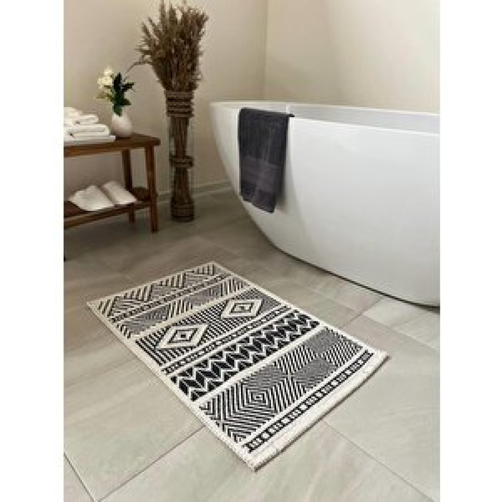 Bluenity Marina Doğal Pamuklu Banyo Paspası50x80 Antrasi̇t Banyo Halısı Fiyatı