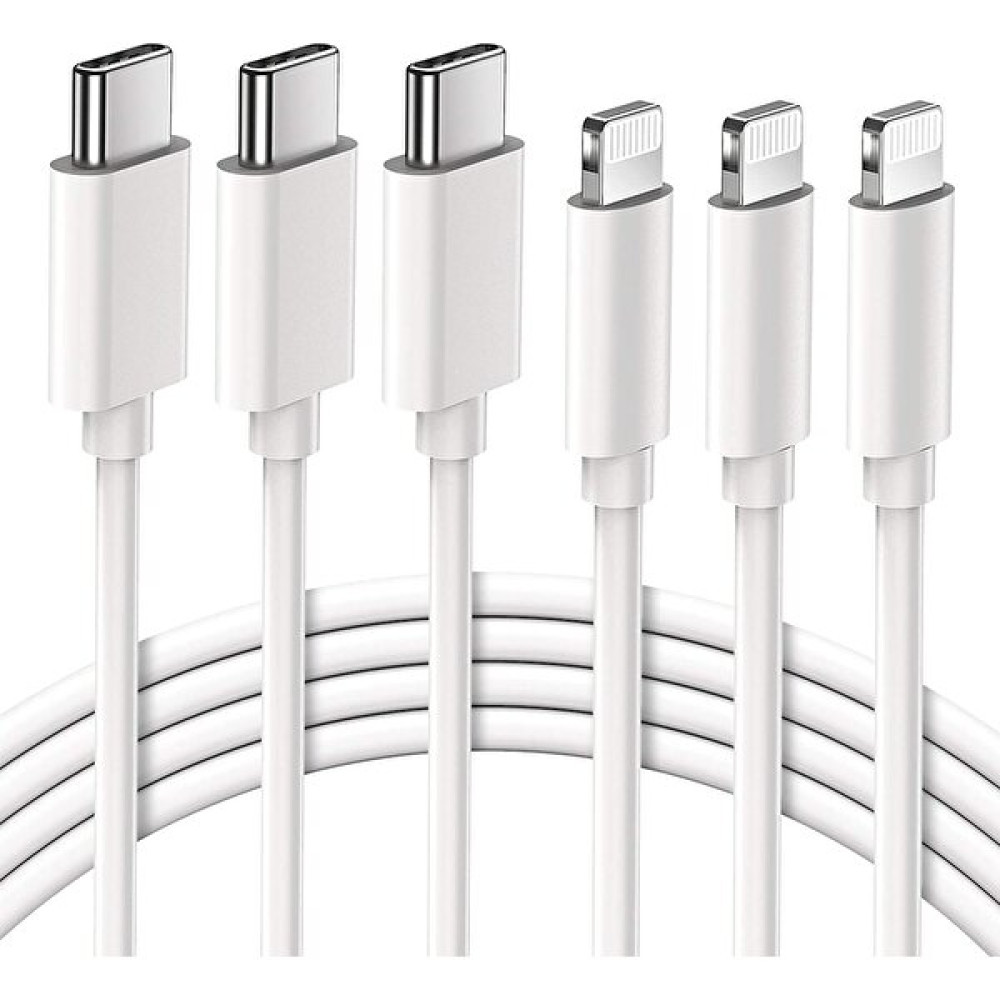 Bluerain Apple İphone 3'lü Paket (3 Adet) Lightning To Usb-C Yeni Nesil İphone Hızlı Şarj Kablosu İphone 11 12 13 14 Pro Max Plus Tüm Modellere Uyumlu Cep Telefonu Kablosu Fiyatı