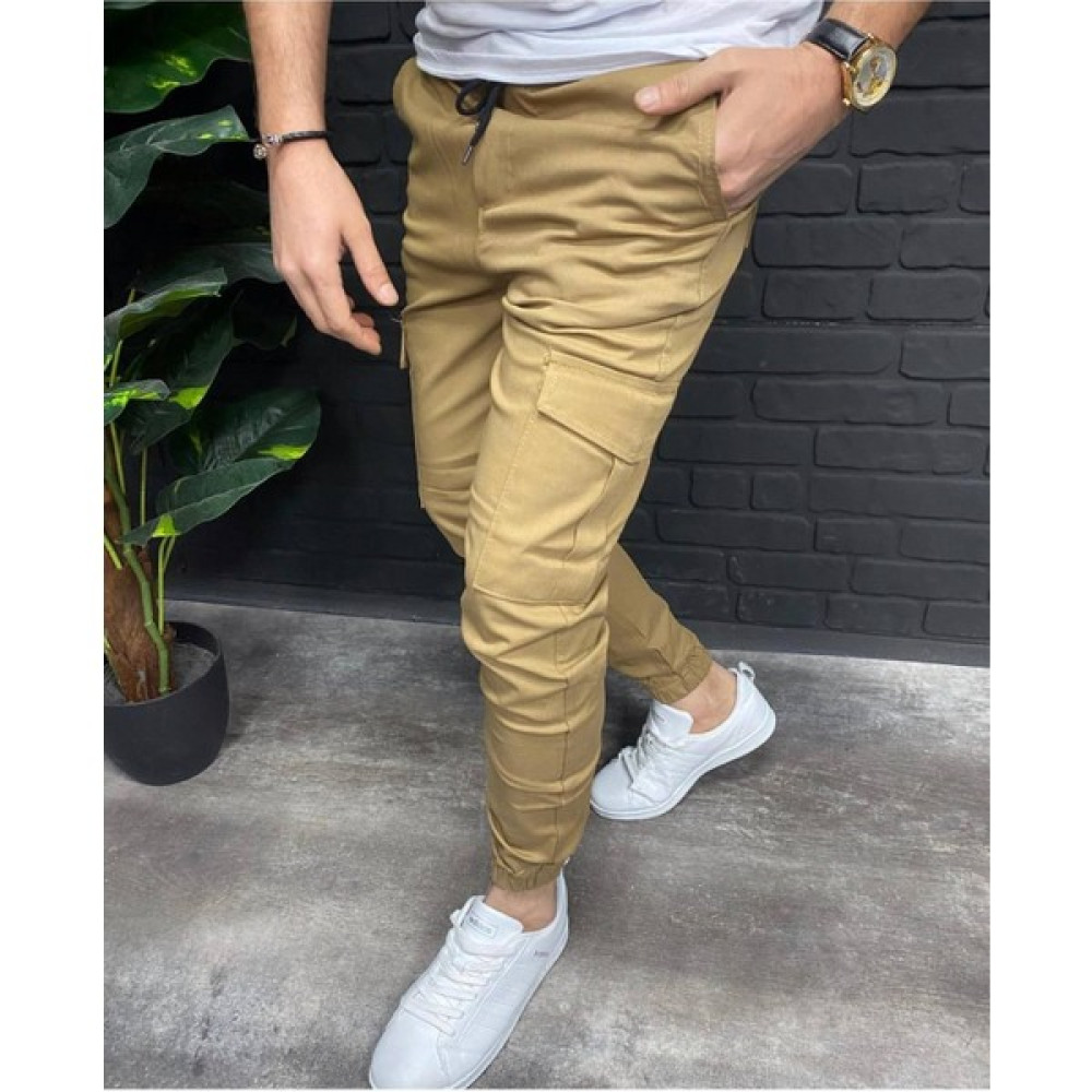 Blues Moda Bluesmoda Zoom Kargo Kanvas Slim Fit Dar Lastikli Paça Jogger Pantolon Erkek Jeans / Kot Pantolon Fiyatı