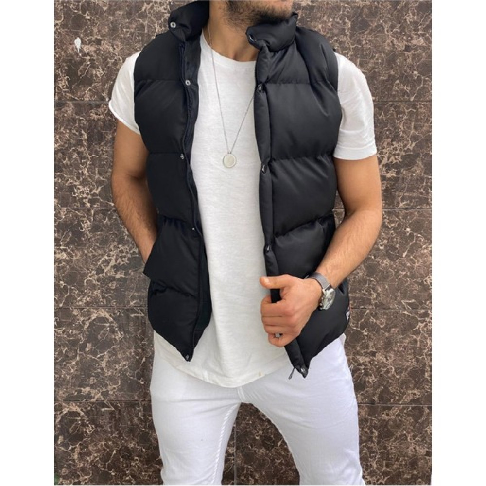 Blues Moda Cep Detaylı Tasarım Model Şişme Yelek Erkek Yelek Fiyatı