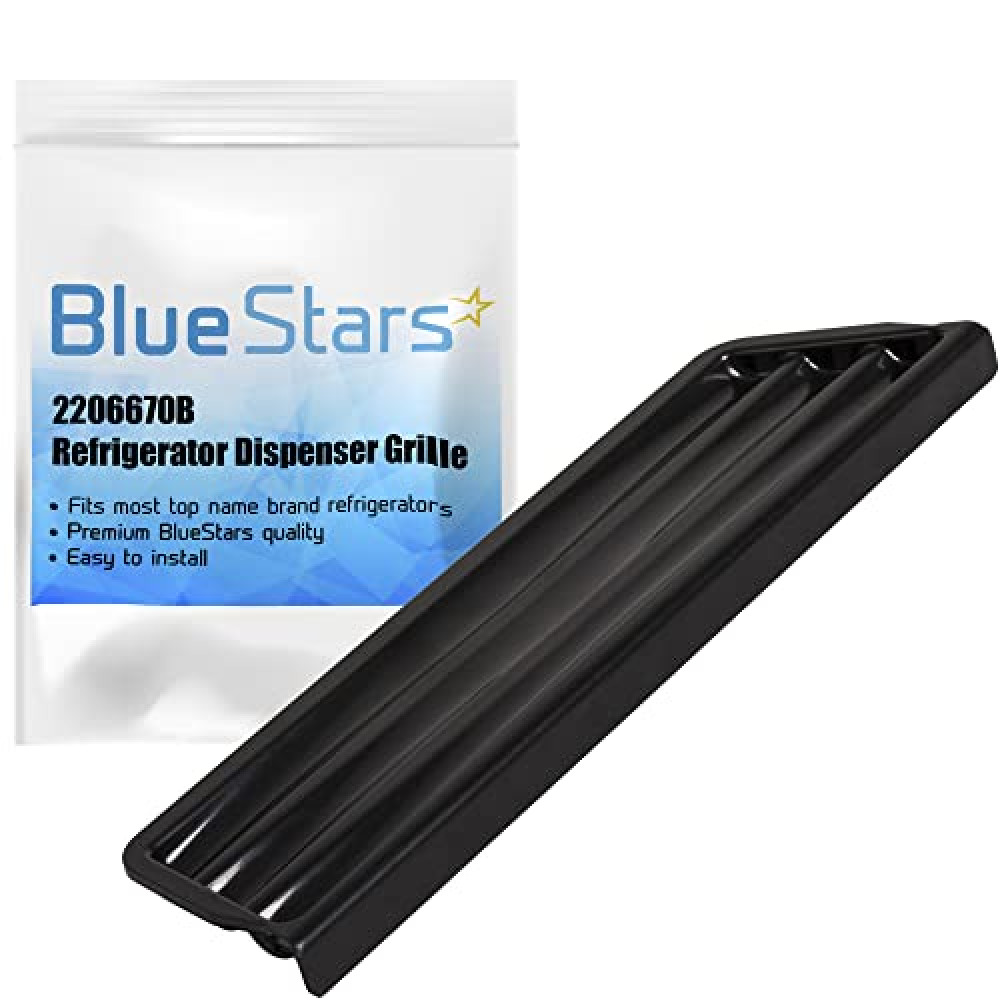 BlueStars 2206670B Refrigerator Dispenser Grille - Compatible with Whirlpool & Kenmore Models - Replaces WP2206670B W10171993 W10189532 WP2206670BVP