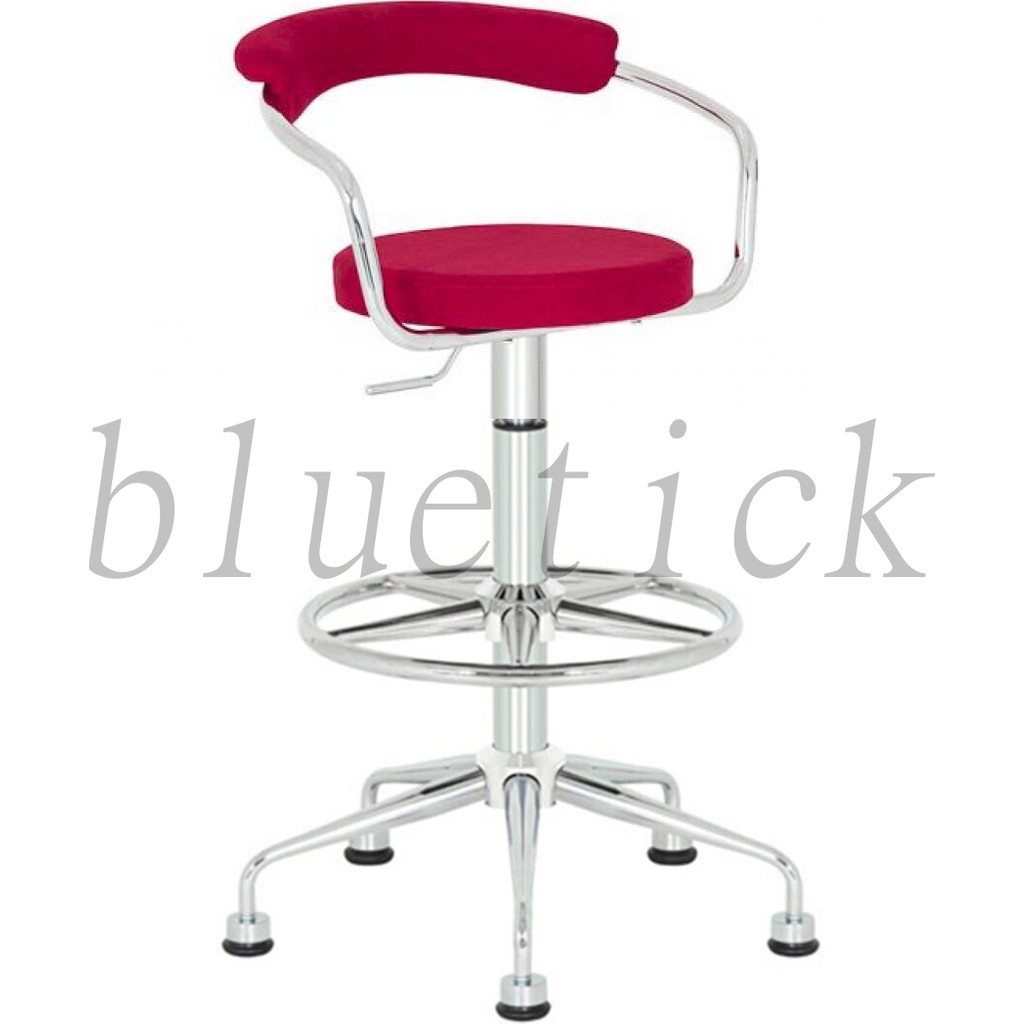 Bluetick Meta Bar Sandalye Tabure - Kırmızı - 75 cm Standart Sandalye Fiyatı