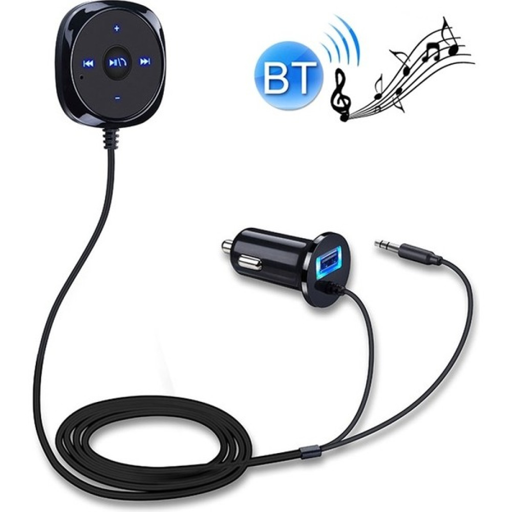 Bluetooth Araç Kiti, Aux / Eller Serbest / Cihaz Şarjını , iPhone 6s ve 6s Plus, iPhone 6 ve 6 Plus, Galaxy S6 / S6 Edge Için (Yurt Dışından) - Beyaz Cep Telefonu Araç Kiti Fiyatı
