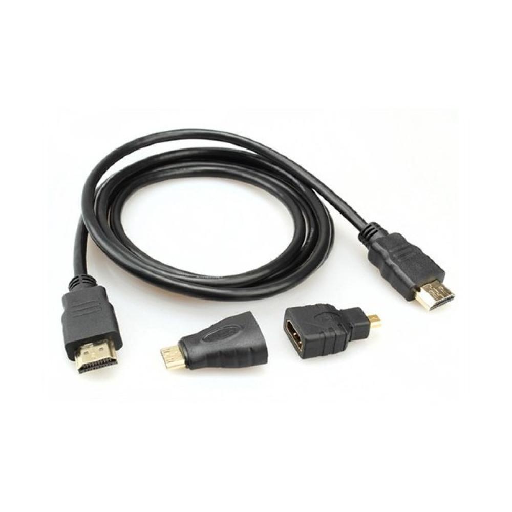 Blueway Micro Hdmı & Mini Hdmı & Hdmı To Hdmı Kablosu 3İn1 1.5 Metre - Siyah Cep Telefonu Kablosu Fiyatı
