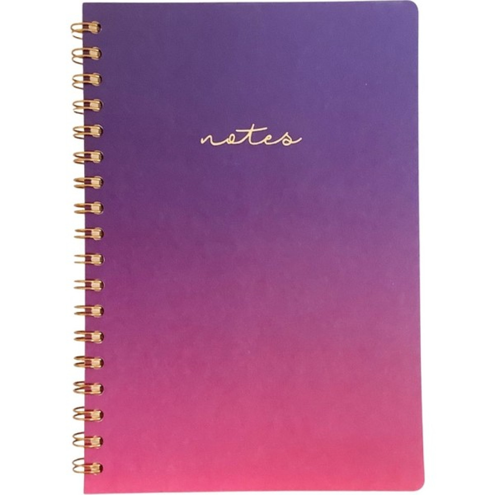 Blume Acar Blume Spiralli Termo Deri Esnek Kapaklı Degrade Mor PEMBE16*24 cm Çizgili Defter Oto Boyaları Fiyatı