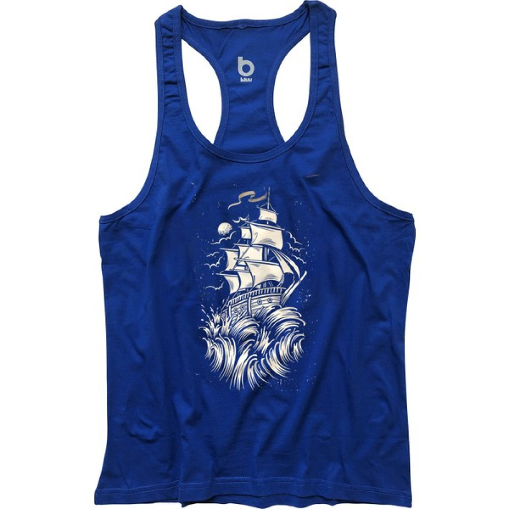 Bluu Wave Fitness Gym Tank Top Sporcu Atleti Erkek Atlet / Fanila Fiyatı