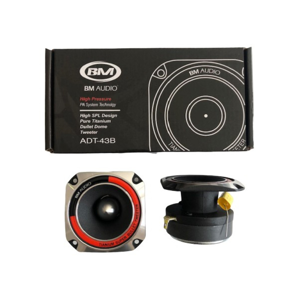 Bm Audio Adt - 43B 500 Watt Profesyonel Spl Dome Tweeter (Anfi Uyumlu) Oto Hoparlörleri & SubWoofer Fiyatı