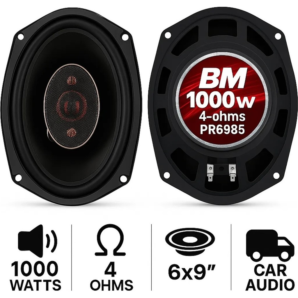 Bm Boschmann 600W 100RMS 3yollu Tweeterli Amfi Tipi Oval Oto Hoparlör - 2 Adet Bluetooth Hoparlör Fiyatı