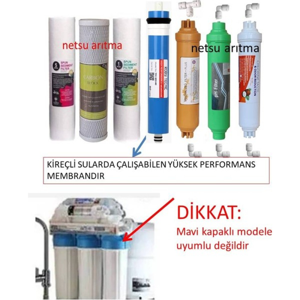 -bMB RO 10,Lifetech uyumlu Açık Kasa Su Arıtma Filtresi,7 li Filtre seti - 7 li filtre Bahçe Makinesi Aksesuar & Yedek Parça Fiyatı
