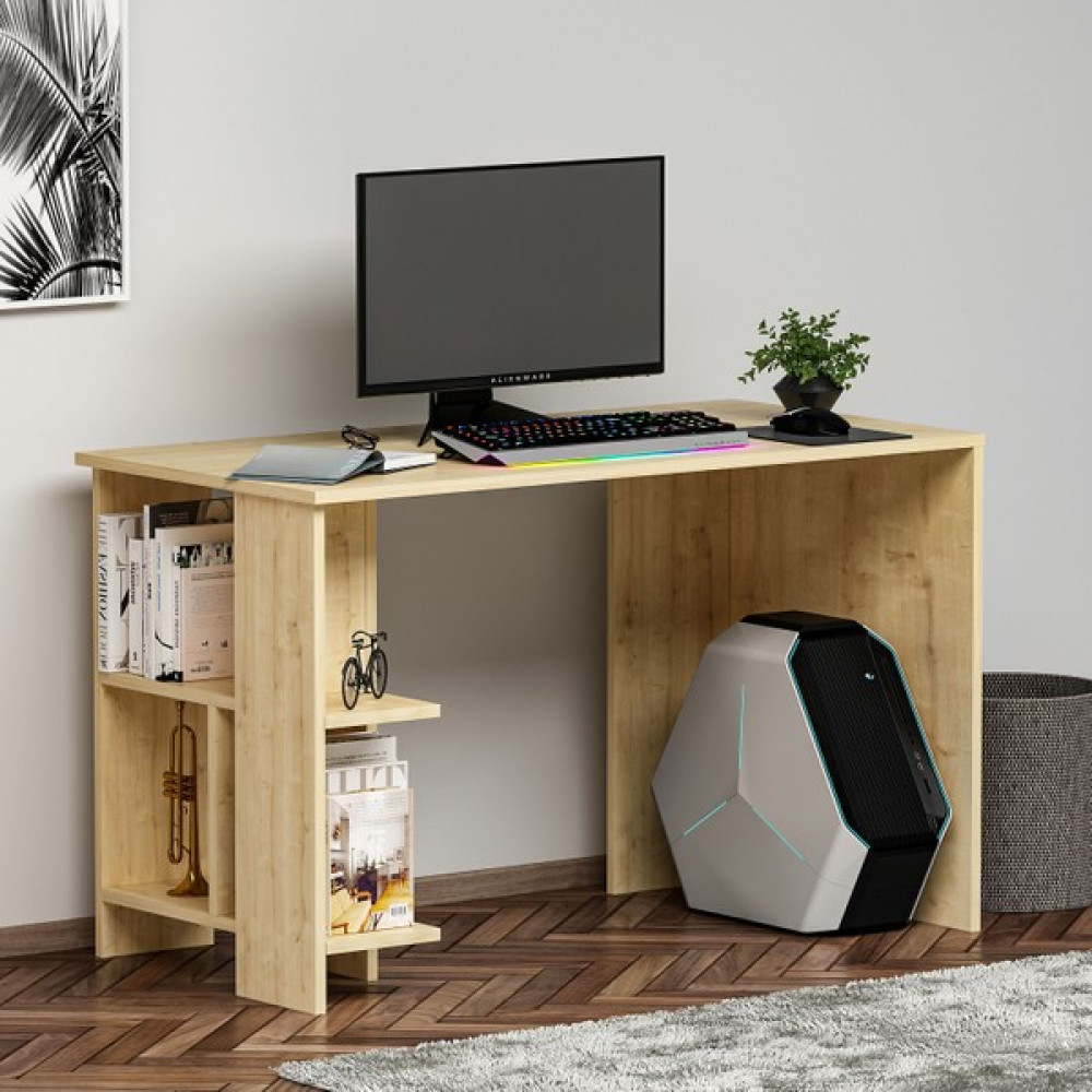 BMdekor Çalışma Masası Arık Safir Meşe - 120x60 Çalışma Masası Fiyatı