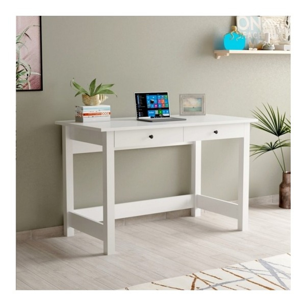 BMdekor Çalışma Masası Paris Beyaz - Y: 75 cm D: 60 cm G: 120 cm Çalışma Masası Fiyatı