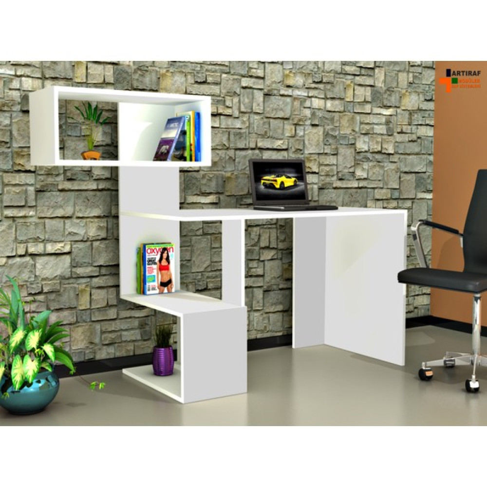 BMdekor Çalışma Masası Vest Beyaz - Y: 75 cm D: 60 cm G: 120 cm Çalışma Masası Fiyatı
