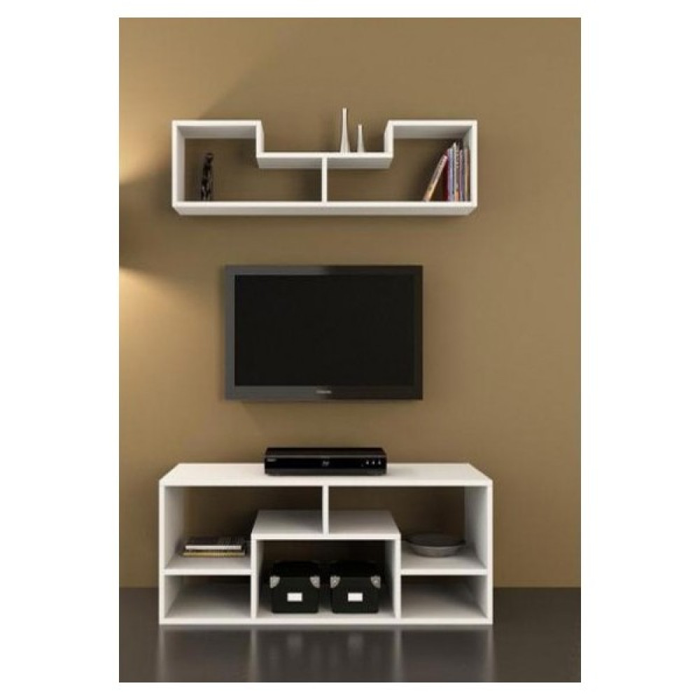 BMdekor TV Ünitesi Orkide Beyaz 120 cm Tv Ünitesi / Sehpası Fiyatı