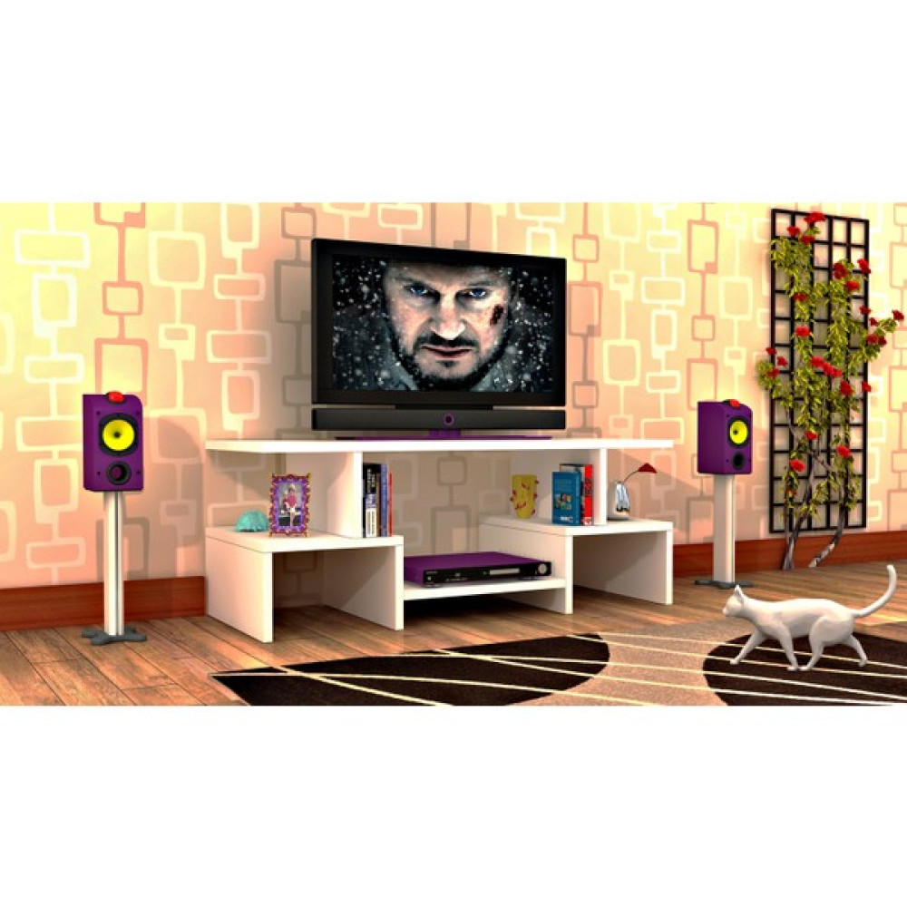 BMdekor TV Ünitesi Salsa 4 Beyaz 100 cm Tv Ünitesi / Sehpası Fiyatı