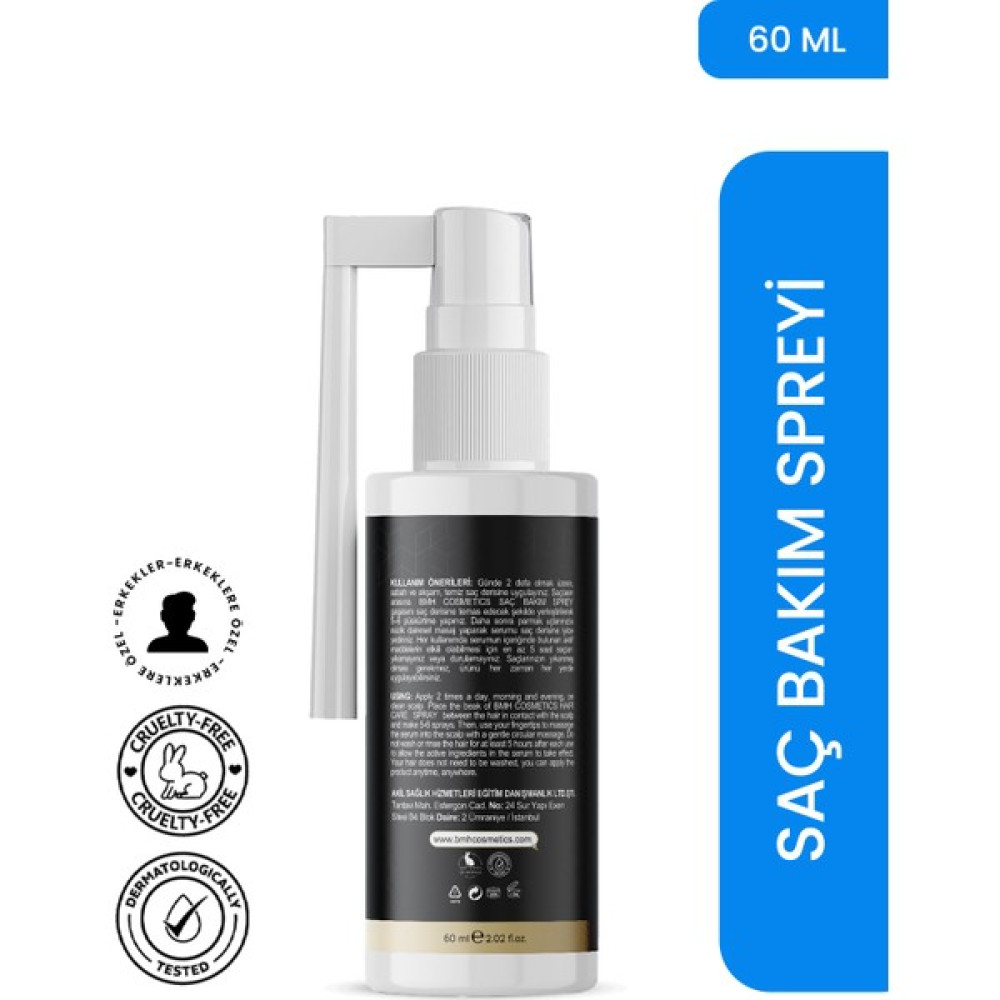 BMH Cosmetics Saç Bakım Spreyi 60 Ml ( Procopil %3 + Biotin + Saw Palmetto + Ginseng ) Oto Boyaları Fiyatı