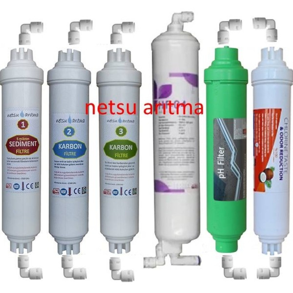 Bms Su Arıtma Cihazı Uyumlu/muadil Filtresi,6 Lı Filtre seti-2 (10) inç- Bahçe Makinesi Aksesuar & Yedek Parça Fiyatı
