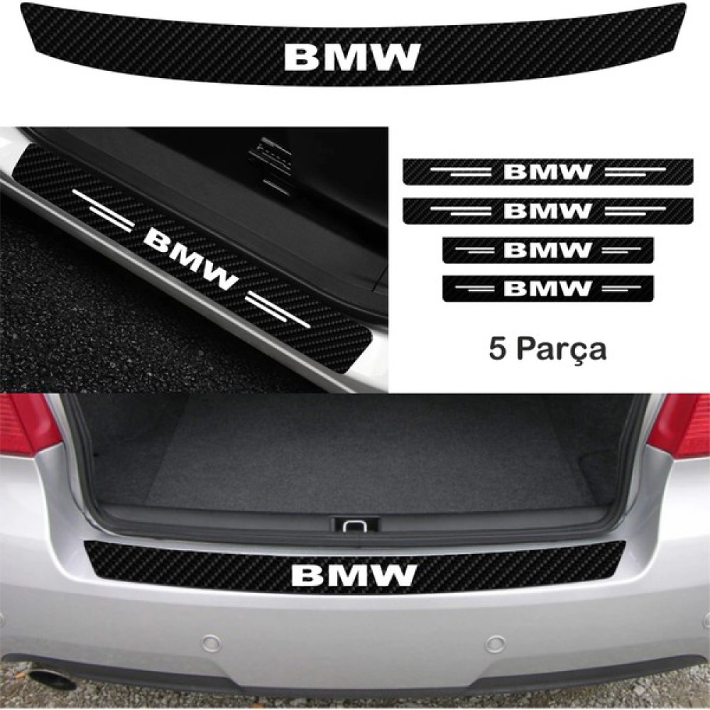 Bmw Ix Için Uyumlu Aksesuar Oto Bağaj ve Kapı Eşiği Sticker Set Karbon - Standart - Beyaz Oto Boyaları Fiyatı