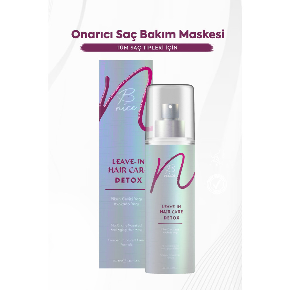 BNICE Onarıcı Saç Detoxu Ve Durulanmayan Saç Bakım Maskesi Saç Bakım Maskeleri & Serumlar & Spreyler Fiyatı