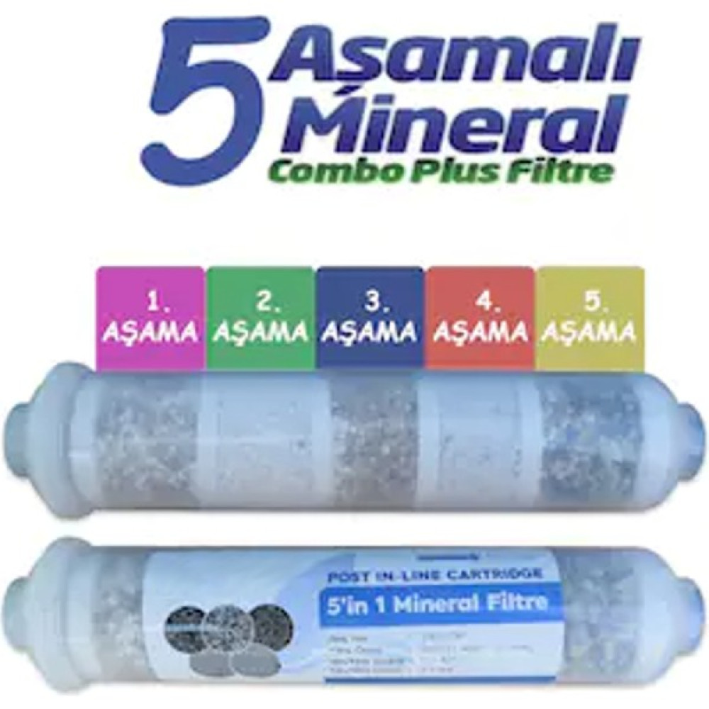 Bnreo Su Arıtma Cihazı Filtresi 5 Aşamalı Mineral Filtre Bahçe Makinesi Aksesuar & Yedek Parça Fiyatı