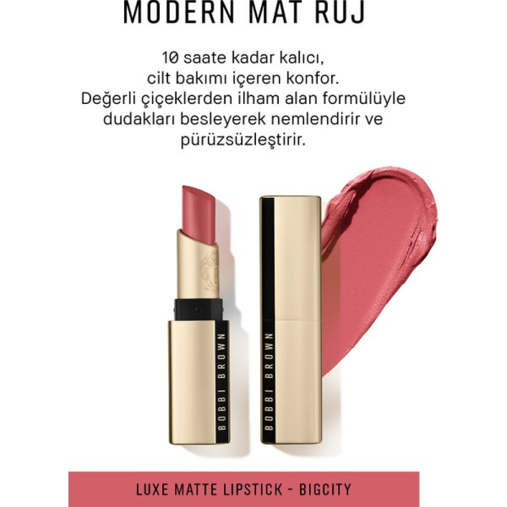 Bobbi Brown 10 Saat Kalıcı Kremsi Luxe Mat Ruj - Big City 716170308838 Rujlar & Dudak Parlatıcıları Fiyatı