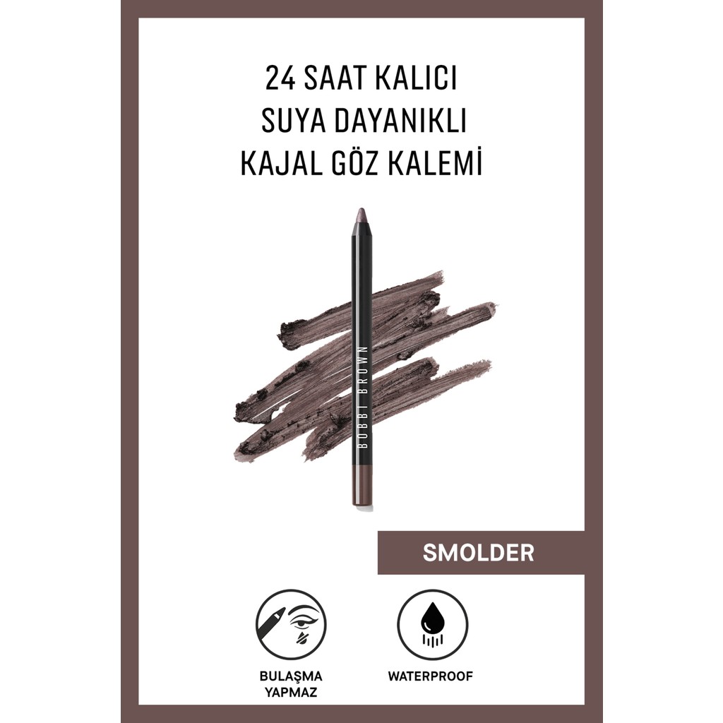 Bobbi Brown Suya Dayanıklı 24 Saat Kalıcı Kajal Göz Kalemi - Smolder Kalem & Yazı Gereçleri Fiyatı