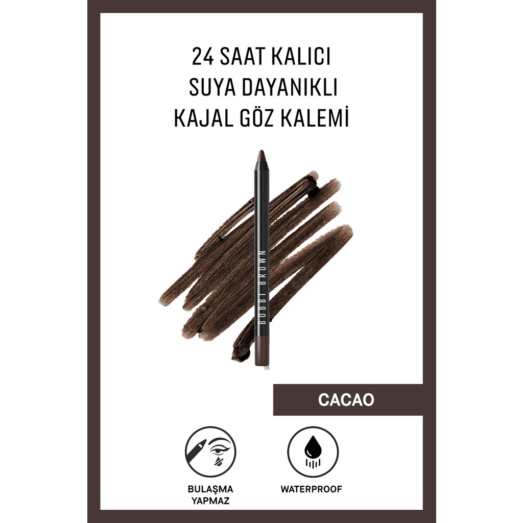 Bobbi Brown Suya Dayanıklı Cacao Renkli 24 Saat Kalıcı Kajal Göz Kalemi Asansörsüz Özellik Kalem & Yazı Gereçleri Fiyatı